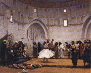 Jean - Leon Gerome The Whirling Dervishes oil painting reproduction